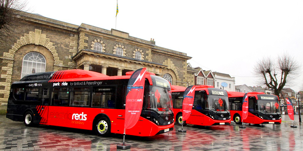 Salisbury Reds Electric Buses