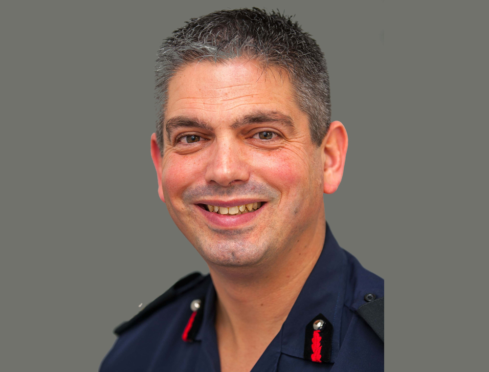 Chief Fire Officer Ben Ansell