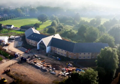 Work is progressing at the new Cale View Care Home in Wincanton. Picture: Cornerstone Healthcare