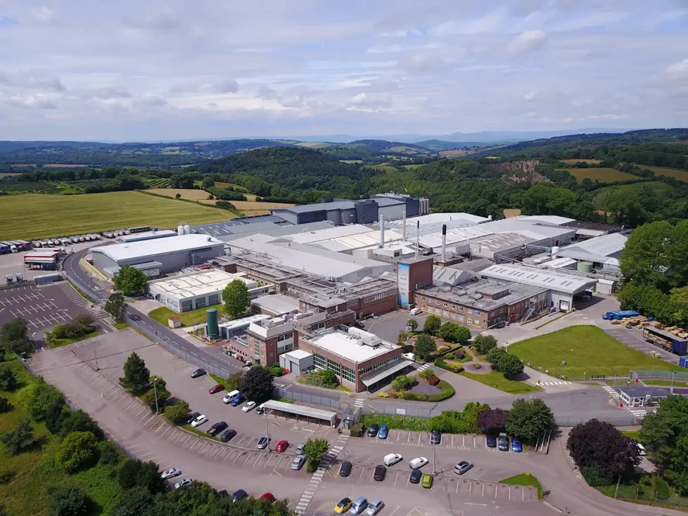 The Suntory factory in Coleford, Gloucestershire, which has produced Ribena since 1947. Picture: Suntory