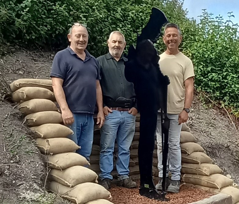 The project team (from left) Alan Marshall, Donald Jenkinson and Andy Oakley