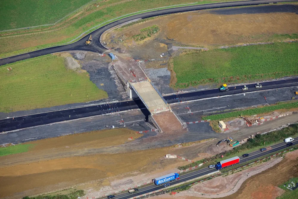 Work is continuing on the A303 project - but has been delayed. Pictures: National Highways