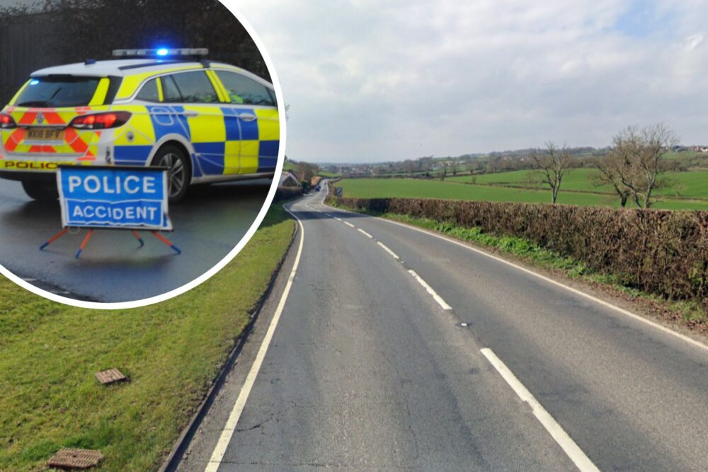 The crash happened on the A361 between Street and Taunton. Picture: Google