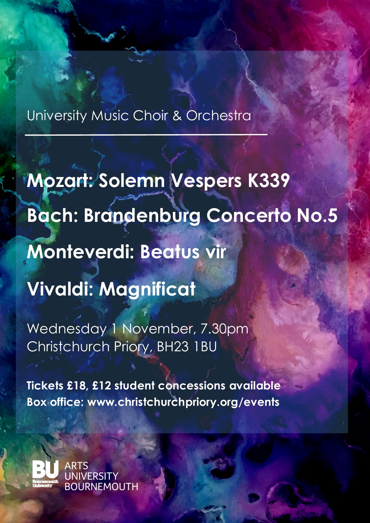 University Music Choir and Orchestra Concert | The New Blackmore Vale ...