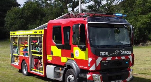 Fire crews were sent to Galhampton Hill on Tuesday morning