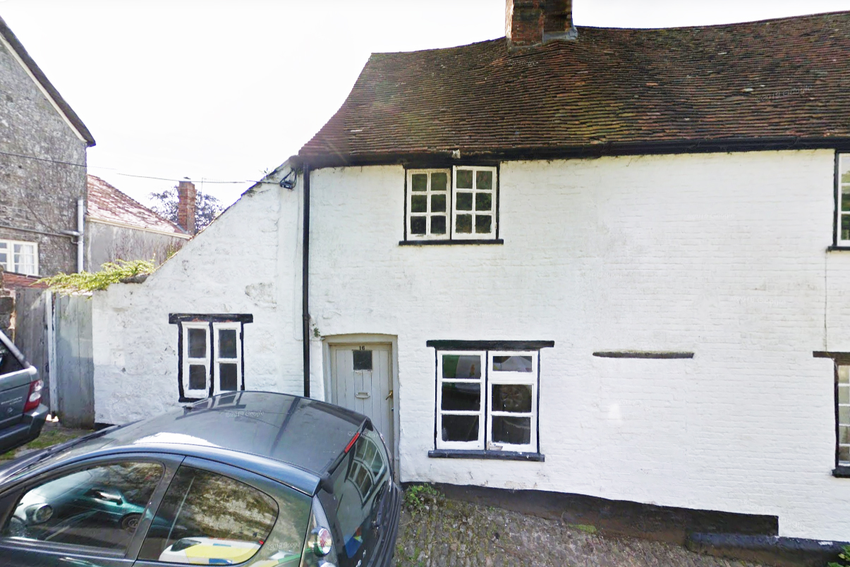 The house before it was restored. Picture: Google