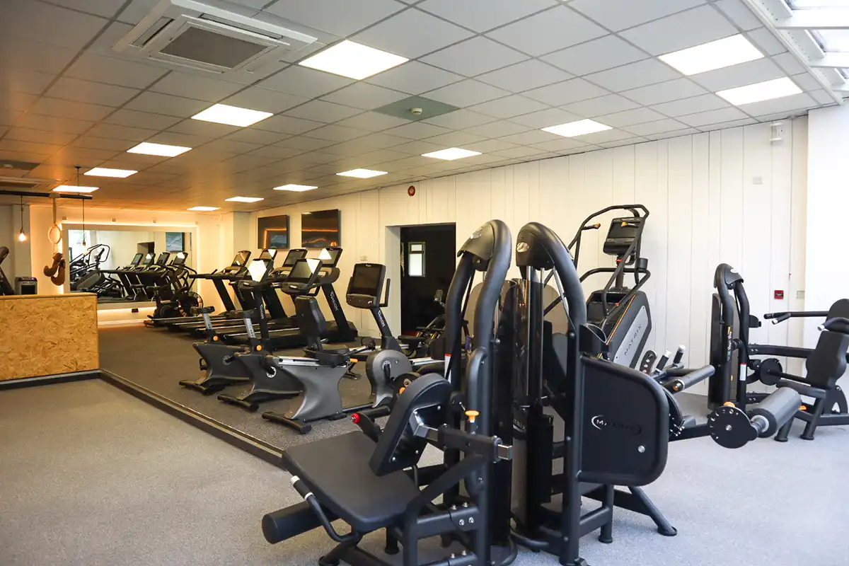 The gym at Holbrook Manor Hotel & Spa