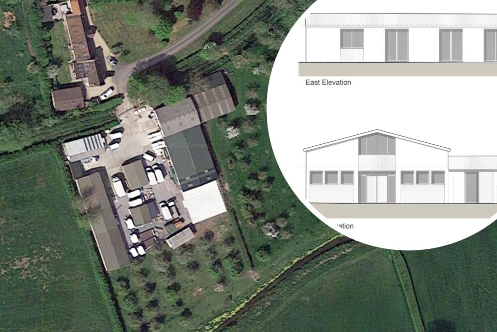 The plans would see four new homes created at Wellhayes Farm in Pilton