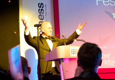 Chamber chief executive officer, Ian Girling, at the Dorset Business Awards