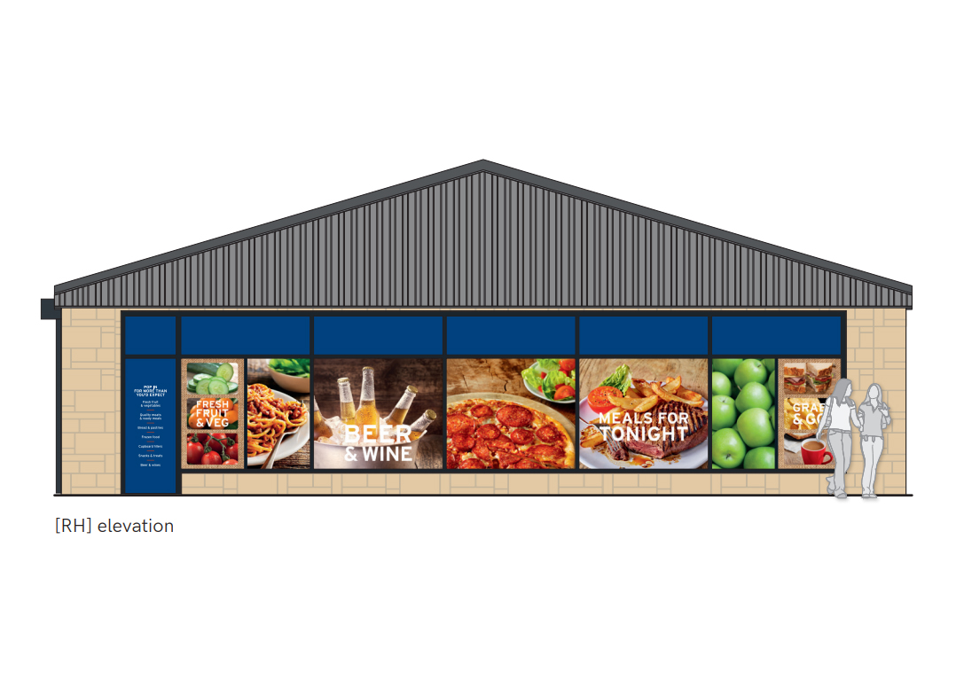 How the new One Stop in Wincanton could look, if the plans are approved. Picture: Innovate Signs/Somerset Council