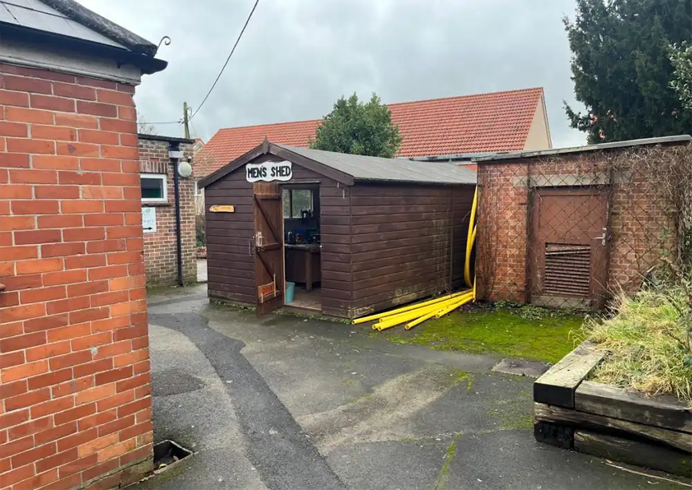 The current Men's Shed and part of a neighbouring extension could be demolished, if the plans are approved