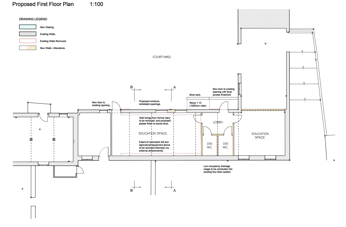 A proposed layout of the adapted building at Billhay Farm, Semley. Picture: R&S Consultants/Wiltshire Council