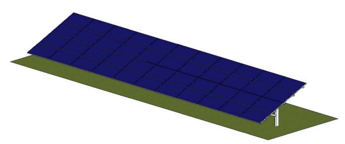 An example of how the solar panels could look