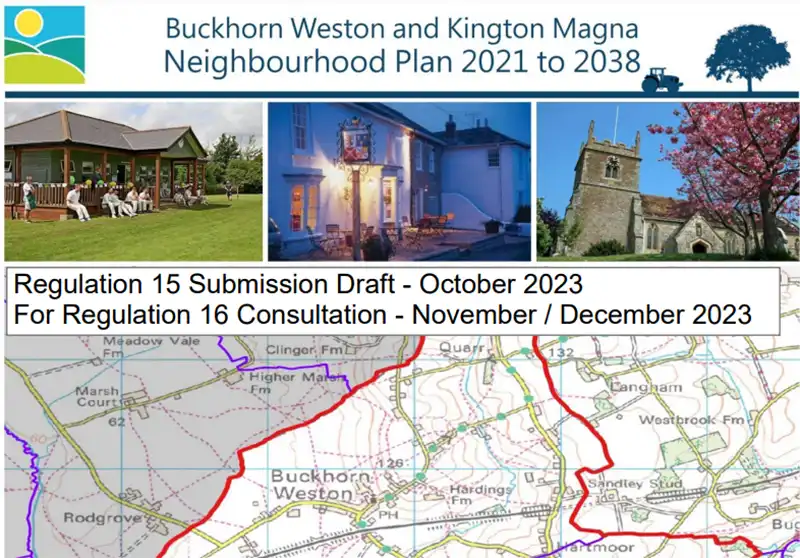 A draft of the Buckhorn Weston and Kington Magna Neighbourhood Plan has been submitted