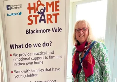 Carole Brown, chair of Home-Start Blackmore Vale