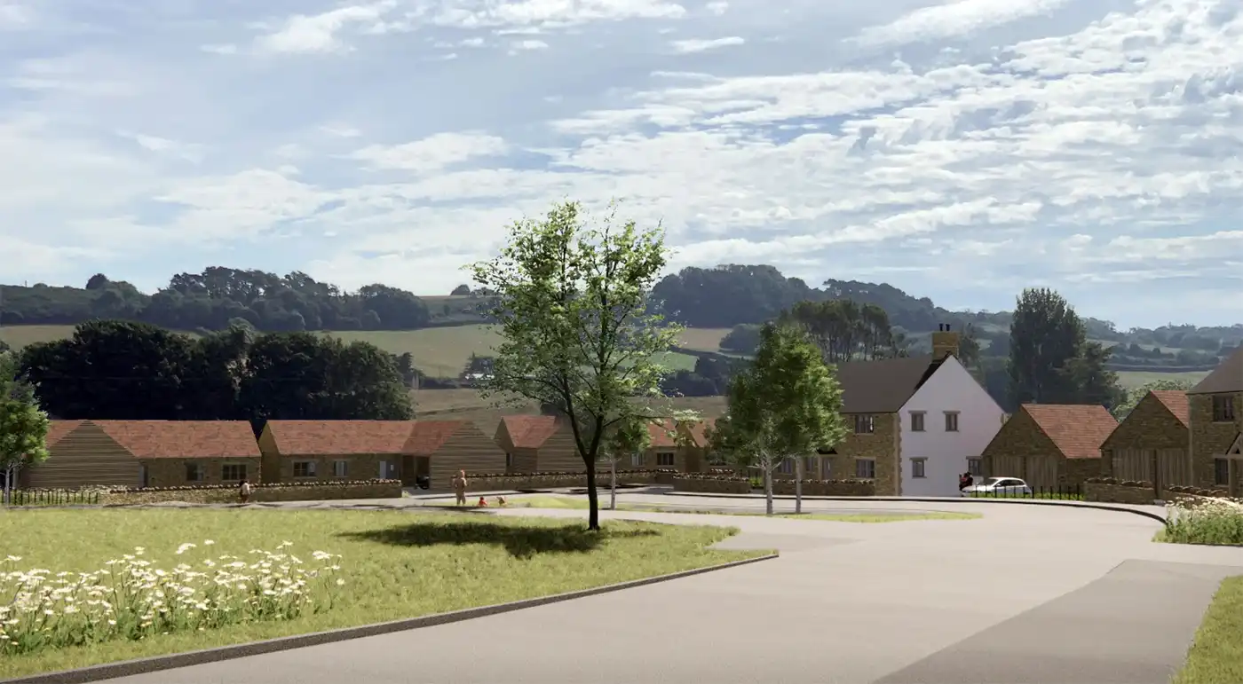 Residents say the development would harm the character of the village. Picture: Orme/Somerset Council