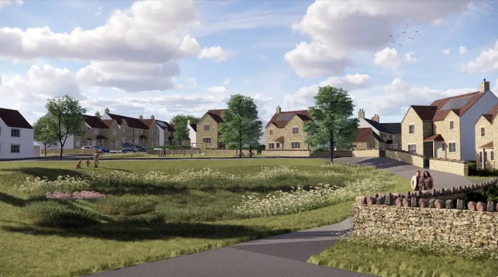 How the development in Charlton Horethorne could look. Picture: Orme/Somerset Council