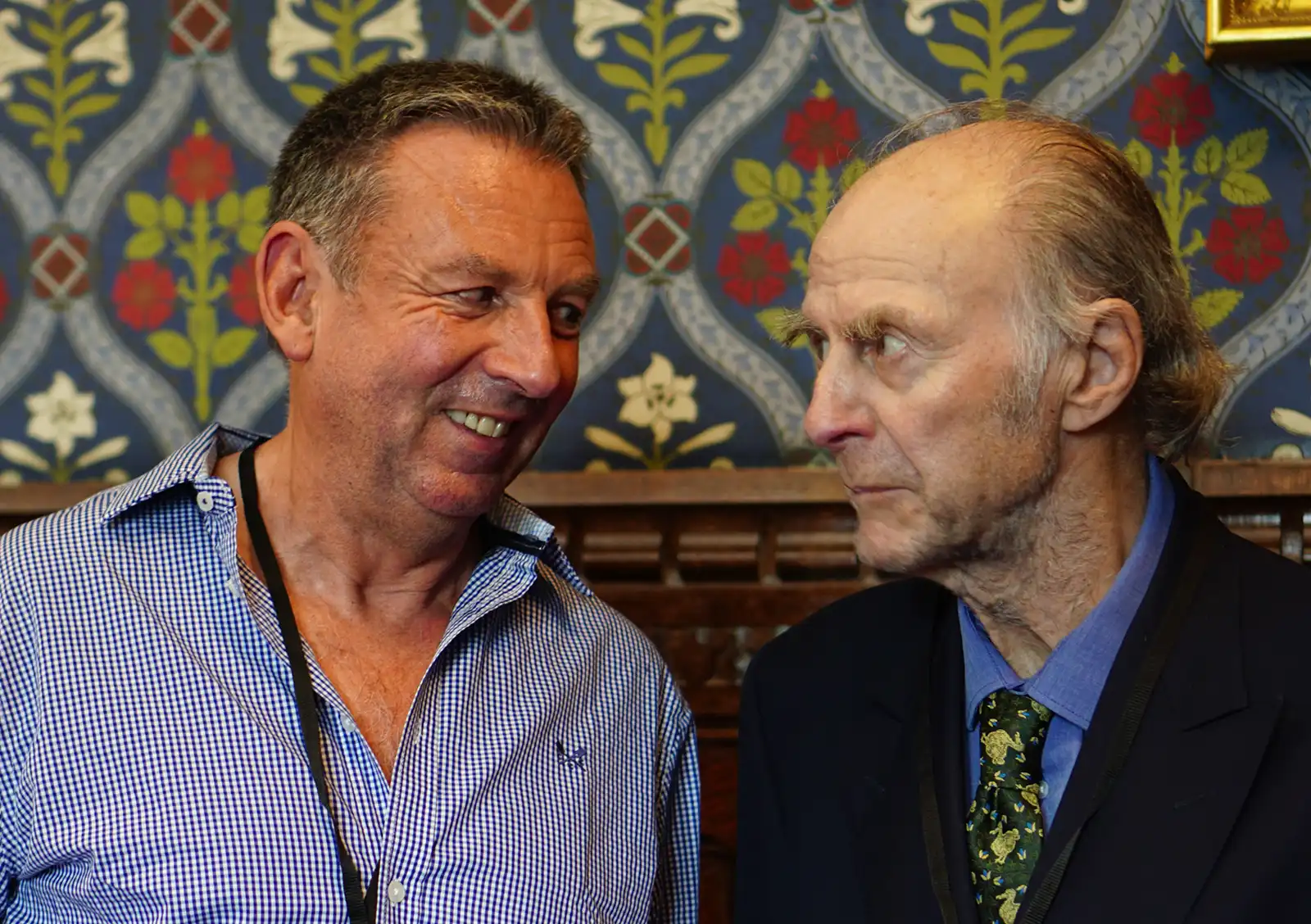 David with Sir Ranulph Fiennes