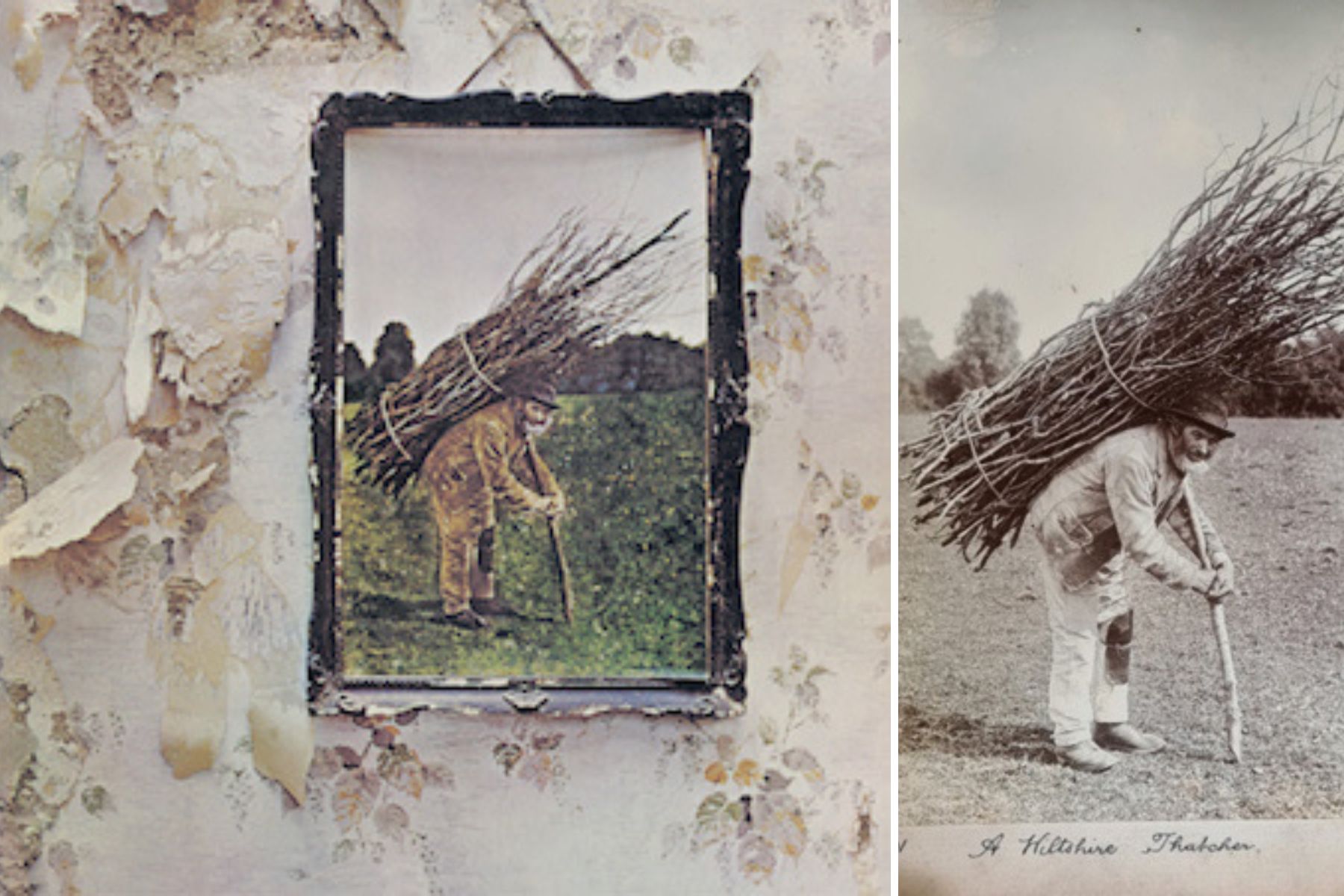 Man On Iconic Led Zeppelin Iv Album Cover Revealed As Wiltshire Thatcher Lot Long The New