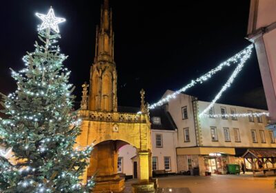 A previous display of the Shepton Mallet Christmas Lights | Photo: Shepton Mallet Town Council