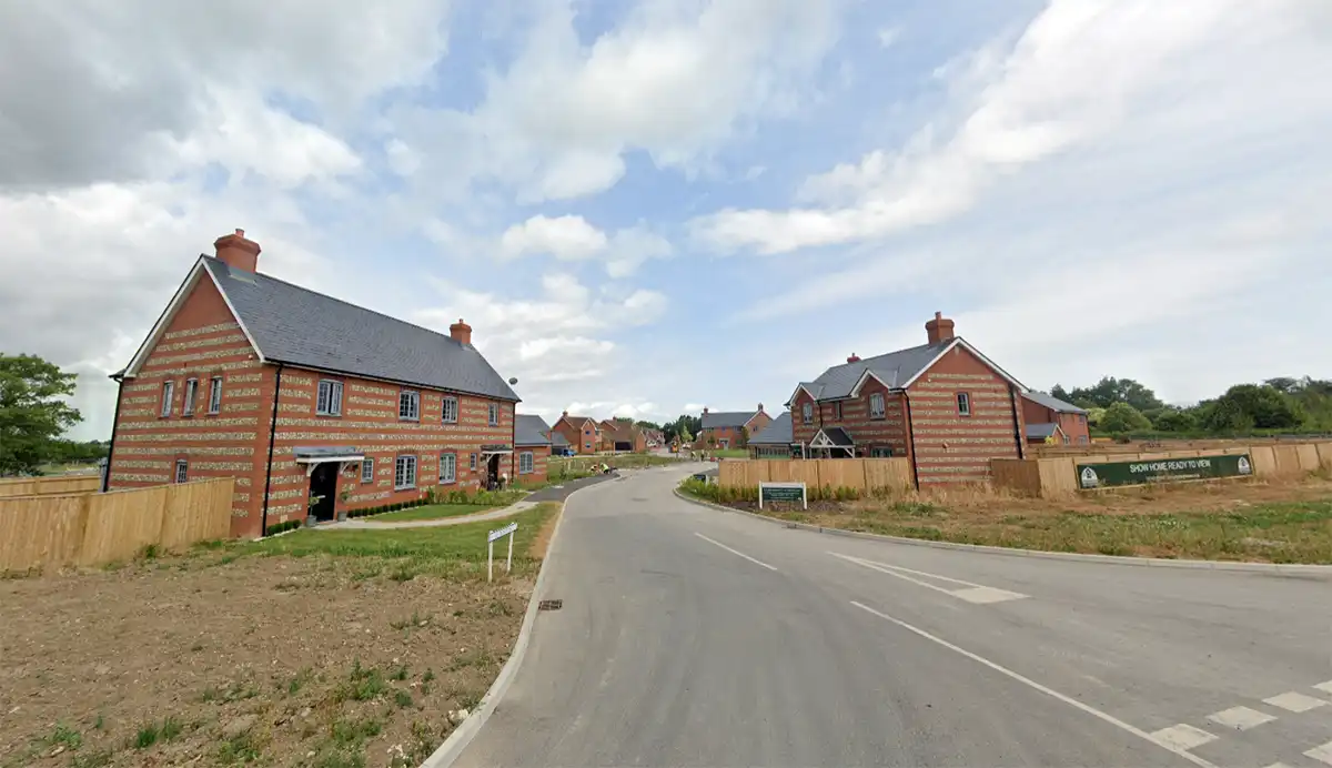 The Spring Meadows development in Fontmell Magna. Picture: Google