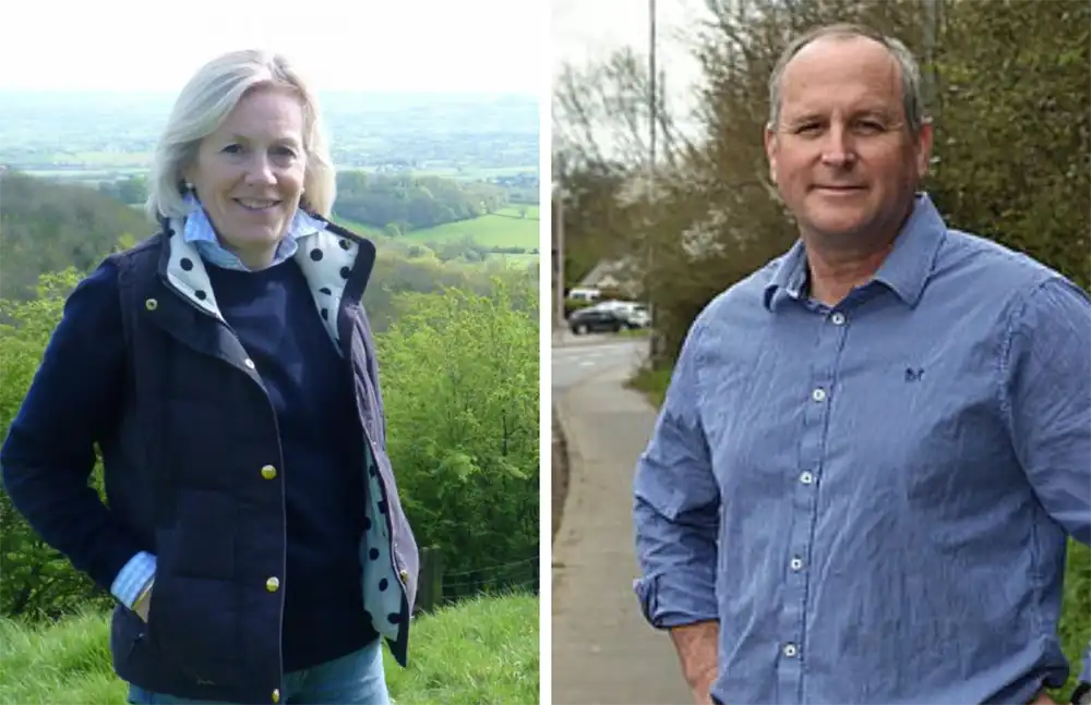 Somerset Councillors Tessa Munt and Mike Rigby will stand down from their executive roles. Pictures: Somerset Council