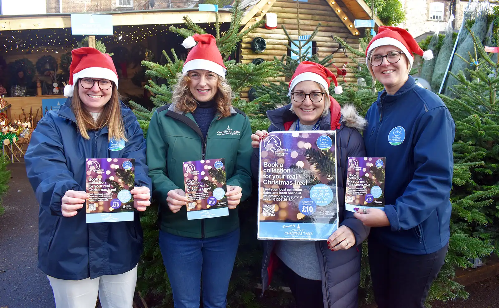 Xmas tree collections in the Blackmore Vale will boost hospice charity