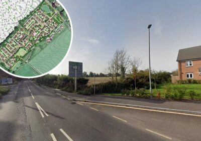 The homes could be built next to the St Mary's Hill development, at Blandford St Mary. Picture: Google