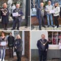 Mayor of Blandford Forum, Cllr Hugo Mieville, handed out awards in the town