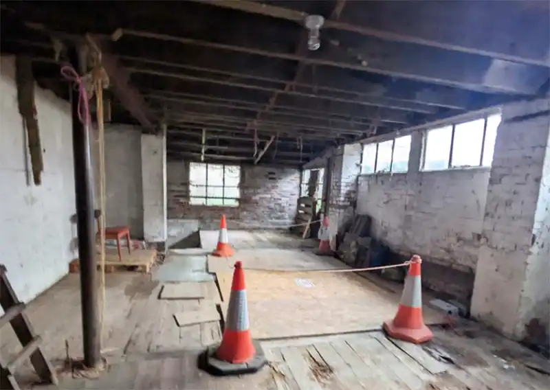 Office space would be created to the rear and first floor of the redeveloped building. Picture: Robinson+/Somerset Council