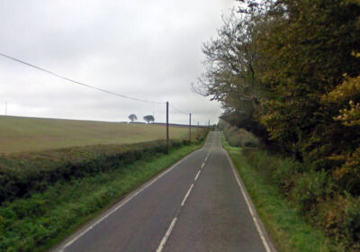 The crash happened on the Old Sherborne Road, Cerne Abbas. Picture: Google