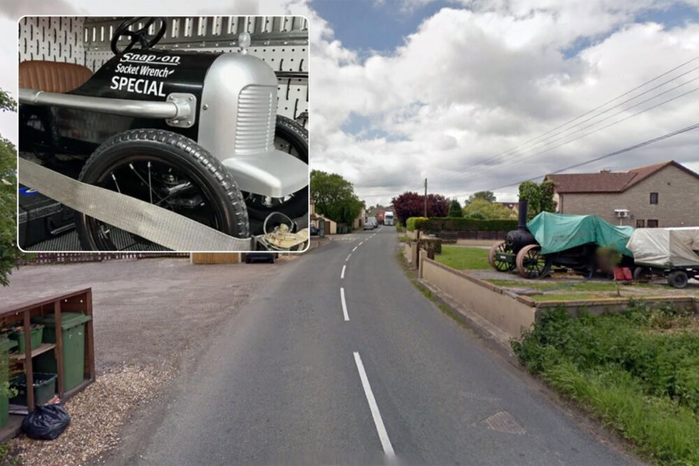 Pedal cars were taken in the burglary at a unit in Westhay, near Glastonury