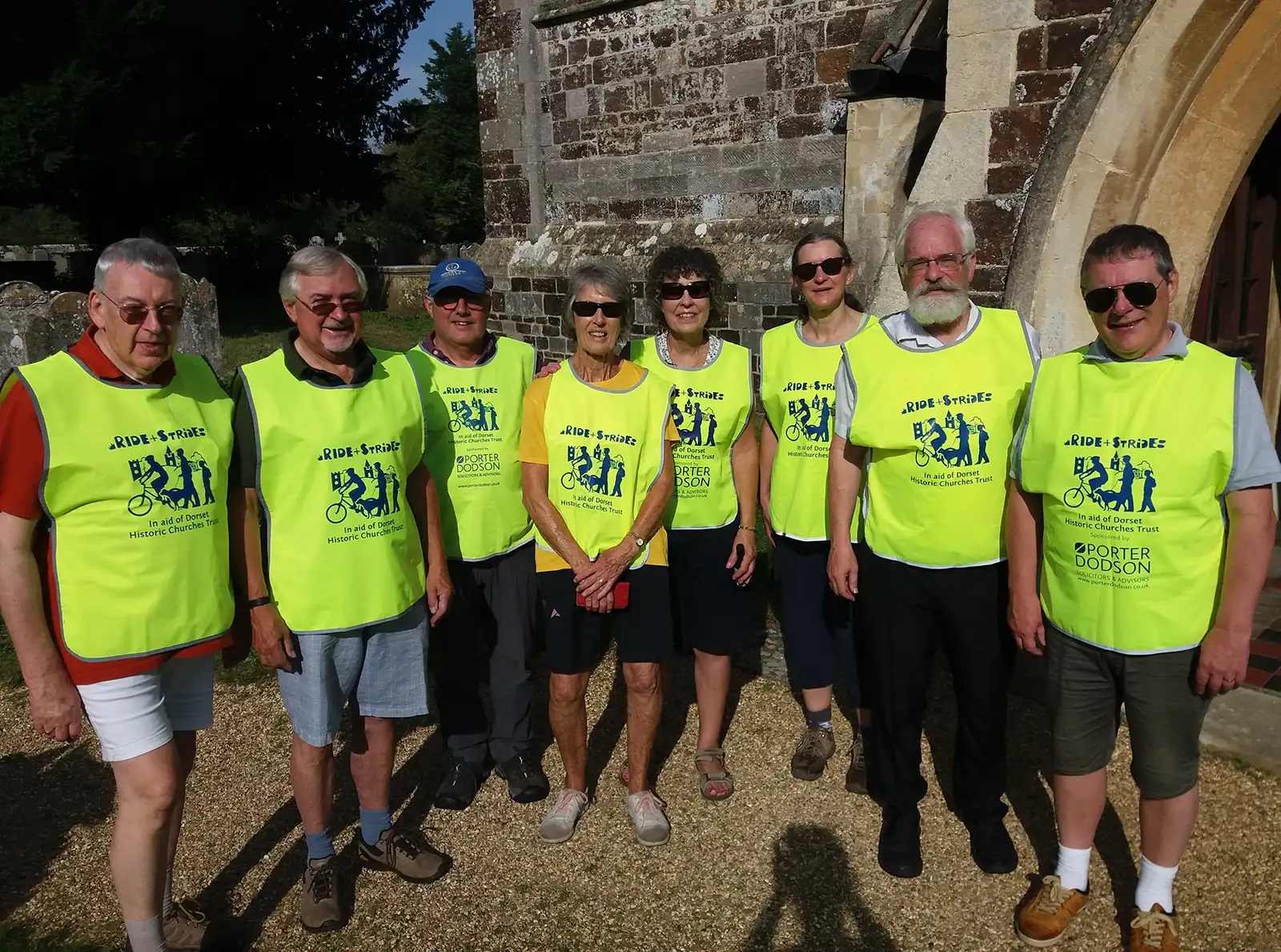 Walkers on the day in September