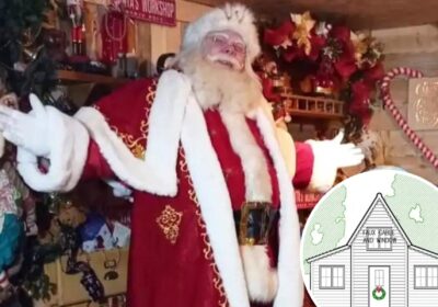 A retrospective planning application has been submitted for the Santa's Grotto near Frome