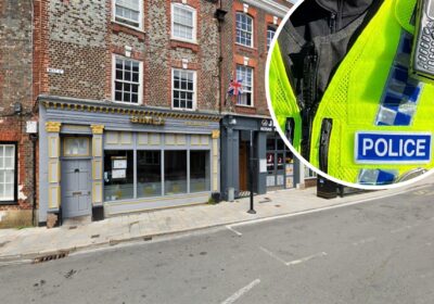 Police were called to Simla Tandoori, in Blandford, on Monday lunchtime