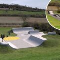 An impression of how the replacement skatepark in Stoke sub Hamdon could look. Picture: Maverick/Somerset Council