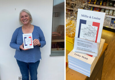 Lesley Webb, debut author of Millie & Louise. Photo: The New Blackmore Vale.
