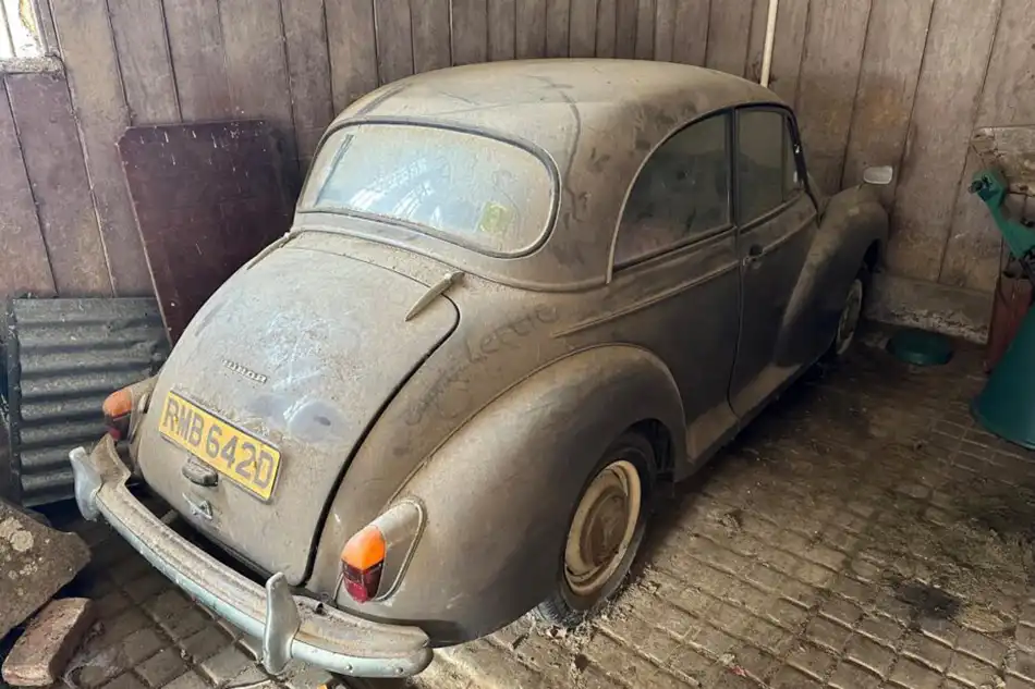 The 1966 Morris Minor will go up for sale in March. Picture: Charterhouse