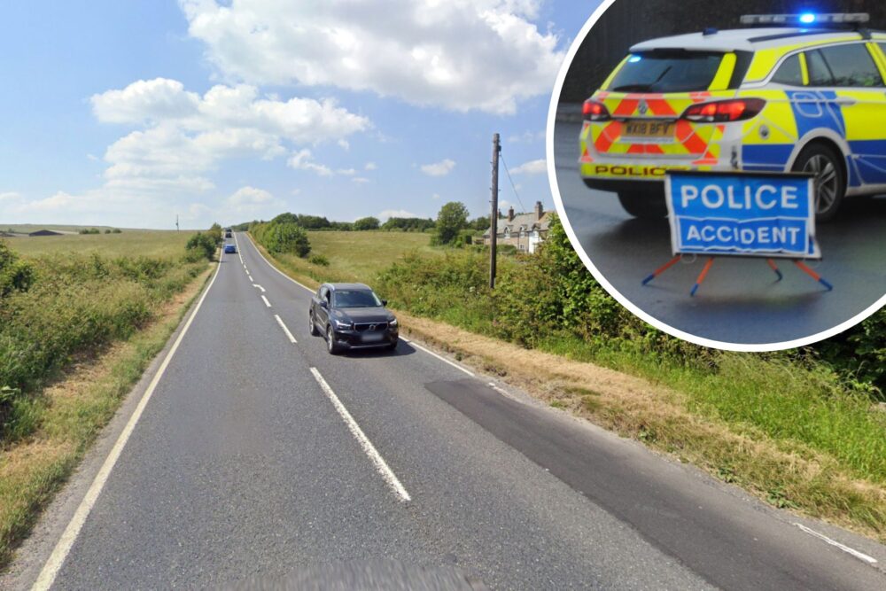 The crash happened on the A35 near Kingston Russell in west Dorset