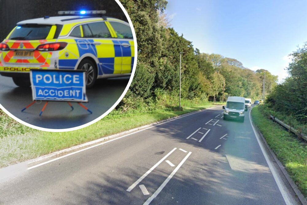 The crash happened on the A37 Long Ash Lane, near Dorchester. Picture: Google