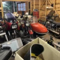 The collection of classic motorbikes was found in a Southampton garage. Picture: Charterhouse