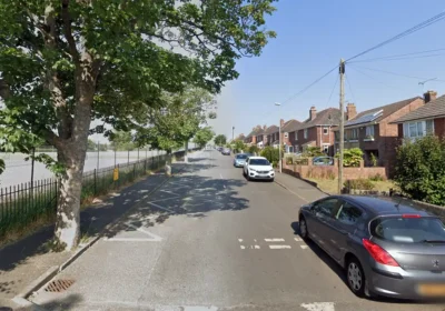 A teenager was allegedly run over in Coburg Road, Dorchester. Picture: Google