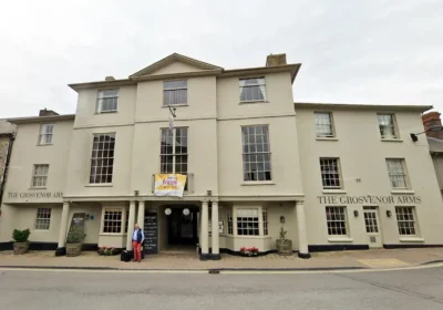The first-floor function room at the Grosvenor Arms Hotel in Shaftesbury could be converted. Picture: Google