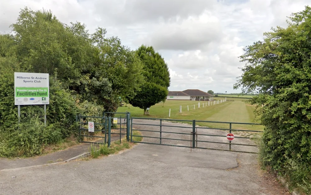 Th new netting would be installed at Milborne St Andrew Sports Club. Picture: Google