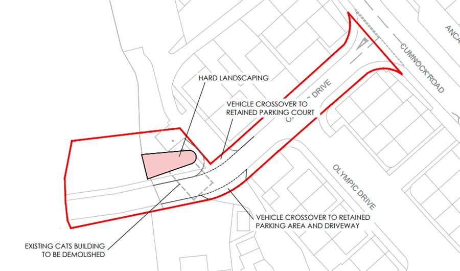 How the new access could work, off Olympic Drive. Picture: RGP/Somerset Council