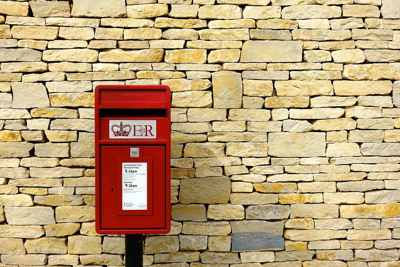 The number of letters sent via Royal Mail has plummeted