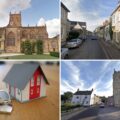 Clockwise from top left; Sherborne, Mere and Langport all made the lists. Pictures: Google
