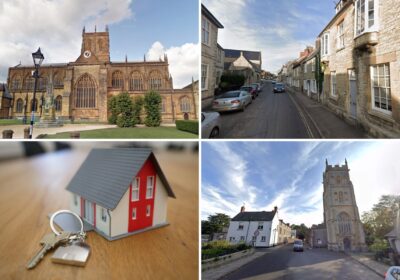 Clockwise from top left; Sherborne, Mere and Langport all made the lists. Pictures: Google