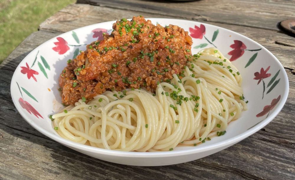Venison bolognaise is among the dishes being tried by youngsters