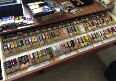 The medals will go up for auction at Charterhouse this month
